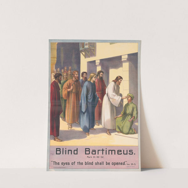 Blind Bartimeus (1905) by Stecher Litho. Co