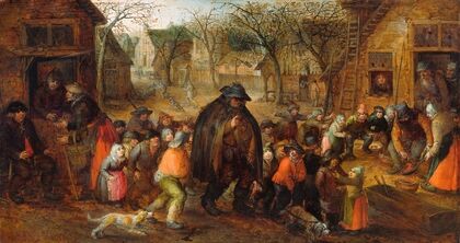 Blind Hurdy-Gurdy Player (c. 1606 - c. 1610)