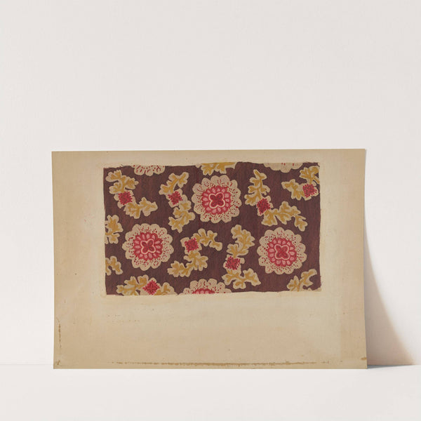 Block Printed Handkerchief by Dorothy Lacey