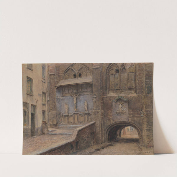 &#039;Bloedberg&#039; in Antwerp by Léon-Eugène-Auguste Abry