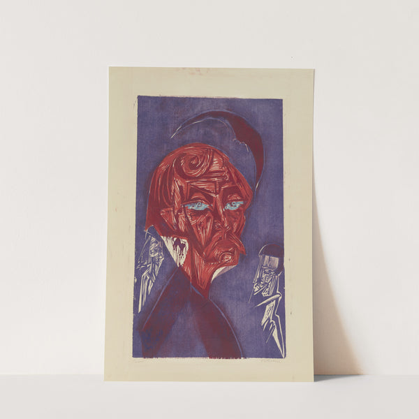 Blonder Maler. – Bildnis Karl Stirner (1919) by Ernst Ludwig Kirchner