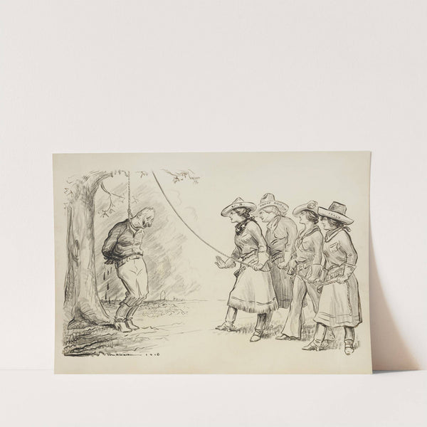 Bloody Bill; Say girls, instead of going on with this, let’s get up a nice treaty and I’ll sign it (1918) by William Henry Walker