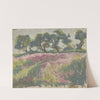 Blooming Meadow with Trees by Frida Konstantin