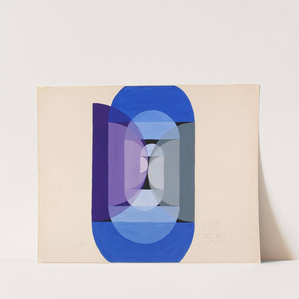 Blue Gray Violet Wheel by Joseph Schillinger