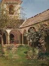 Blühender Klostergarten