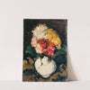 Blumenbouquet In Weißer Vase by Anton Faistauer