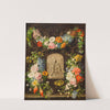 Blumenkranz mit Madonnenrelief by Pauline Koudelka-Schmerling