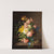 Blumenstrauß mit Vogelnest und Schmetterling by Josef Lauer