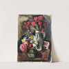 Blumensträuße am Tisch (circa 1930) by Otto Geigenberger