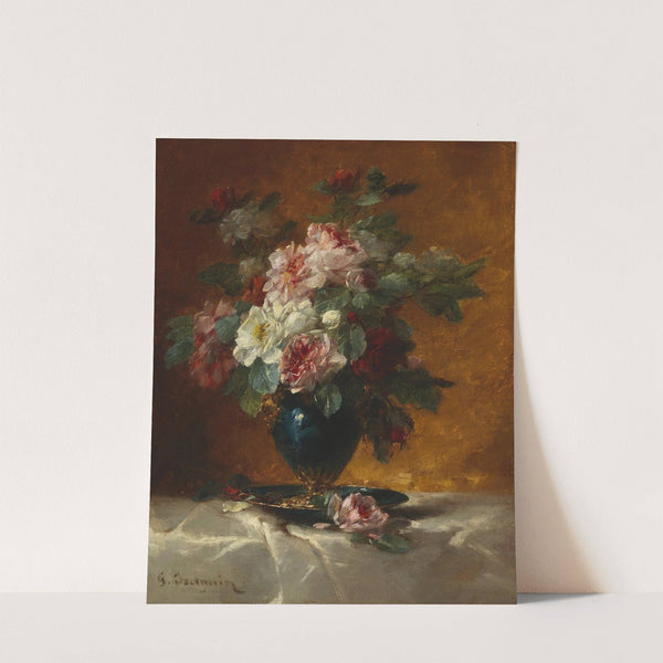 Blumenstück mit Rosen by Georges Jeannin