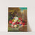 Blumenstück Mit Schmetterling In Einer Parklandschaft by Josef Schuster