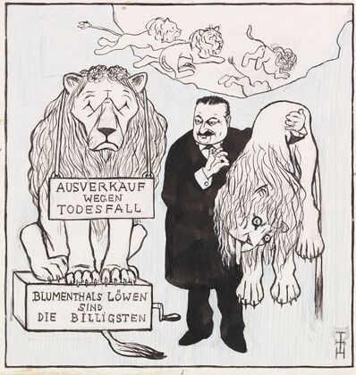 Blumenthal in der Löwengrube (1904)