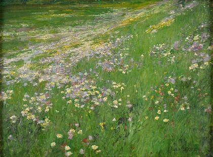 Blumenwiese bei Weßling (between 1915 and 1920)