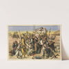 Blundering in a perilous position (1884) by Bernhard Gillam