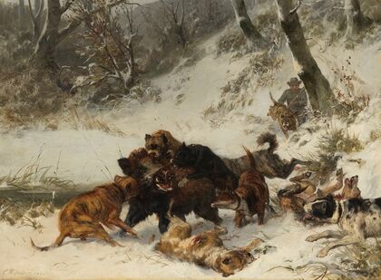 Boar hunt (1874)