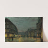Boar Lane, Leeds by lamplight by John Atkinson Grimshaw