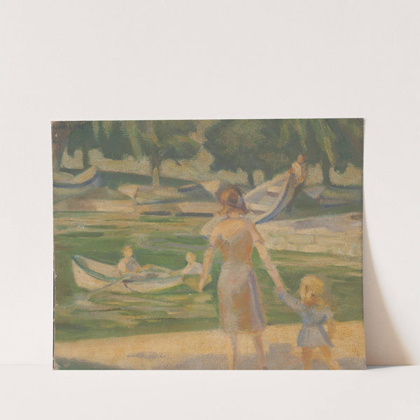 Boat Livery Brookside Park (1942) by James C. Kulhanek