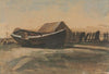 Boat on a Beach, Le Tréport (1854)