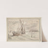 Boat Sailing in Stormy Weather early (17th century) by Cornelis Claesz. van Wieringen
