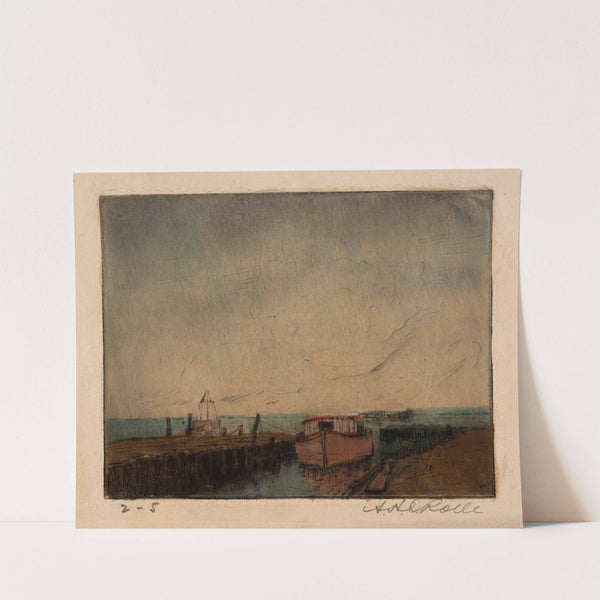 Boat Yard, Eastern Branch by A. H. O. Rolle