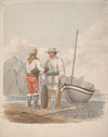 Boatman and Medianero of Garachics, Tenerife (1828)