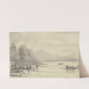 Boats at the Chiemsee by Friedrich Ernst Morgenstern