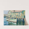 Boats at the Dock by Alexander M. Hudnut