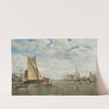 Boats in a Harbor by Paul Jean Clays