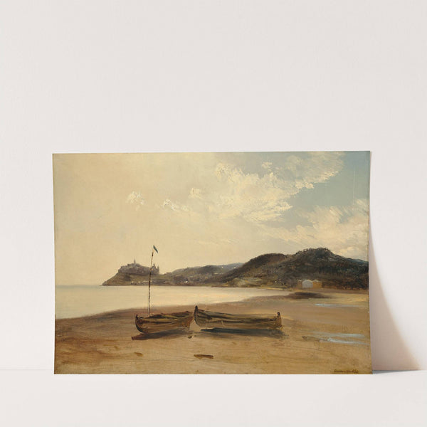 Boats on the Beach by Théodore Gudin