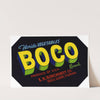 Boco Brand Florida Vegetables Label (1930-1950)