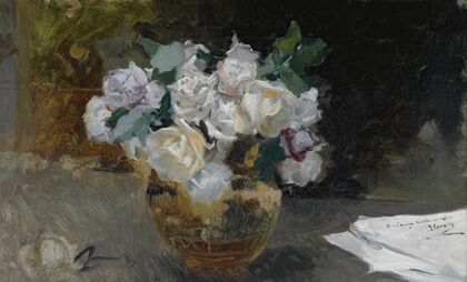 Bodegon De Rosas Blancas (Bouquet Of White Roses)
