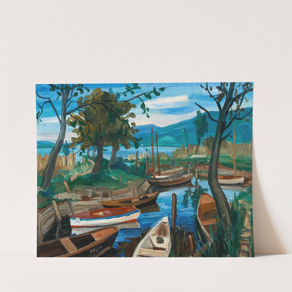 Bodenseelandschaft by Rudolf Wacker