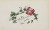 Boeket met bloemen en een vel papier (1880)