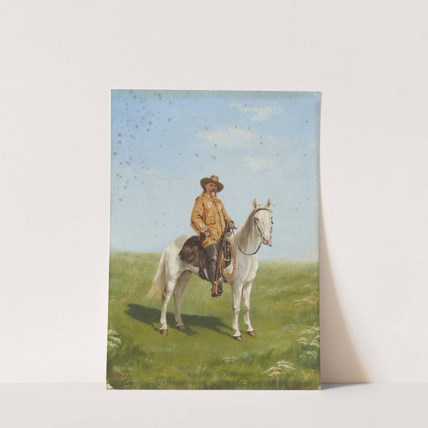 Boer Leader on a White Horse (1880) by Alexander Amandus von Wahl