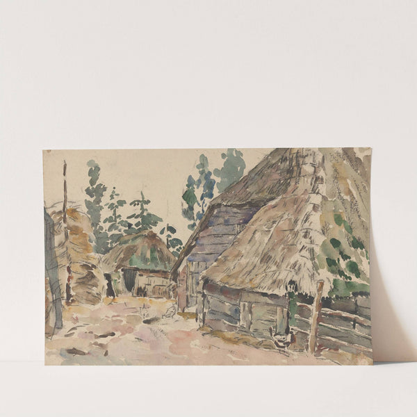 Boerenerf by Wilhelmus Johannes Steenhoff