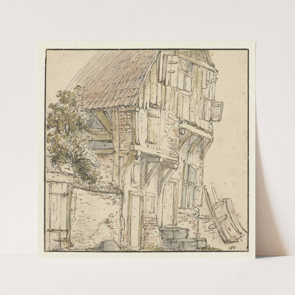 Boerenhuis by Isaac van Ostade