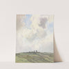 Boeten van netten op een grasveld achter de duinen (1872 - 1944) by Frans Smissaert