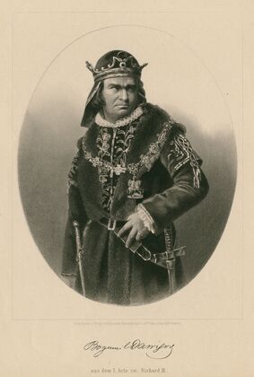 Bogumil Dawison aus dem I. acte in Richard III