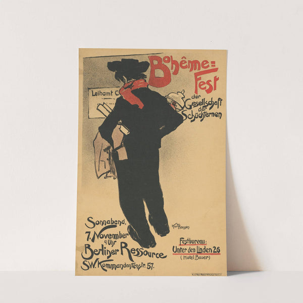 Bohême-Fest der Gesellschaft der Schüchternen (1903) by Knut Hansen
