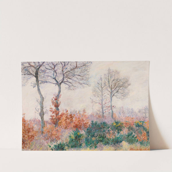 Bois Tailler En Automne (Effet D&#039;hiver) by Blanche Hoschedé-Monet