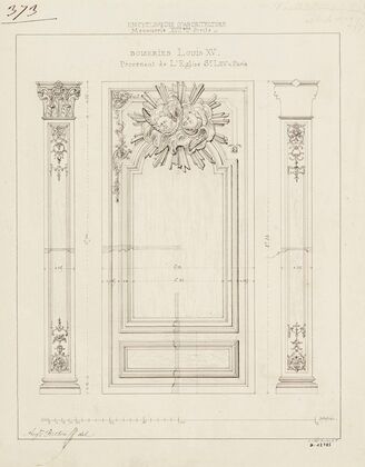 Boiseries Louis XV provenant de l’Ã©glise Saint-Leu, dÃ©tails d’architecture