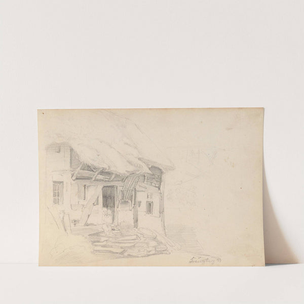 Bondehus, Kreuzberg (1839) by Adolph Tidemand