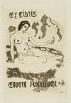 Bookplate of Eduard Rüfenacht (1903)