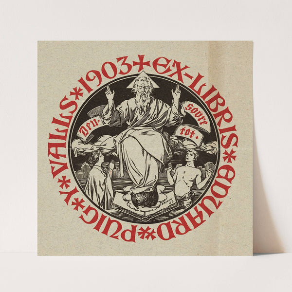 Bookplate of Eduardo Puig Valls 1903 (1903) by José Triadó
