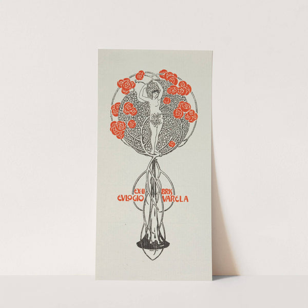 Bookplate of Eulogia Varela (1904) by José Triadó