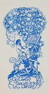 Bookplate of Guillem A Tell y Lafont (1903)