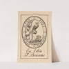 Bookplate of I. Bonsoms (1902) by José Triadó