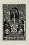 Bookplate of Ildefons Sunol (1900)