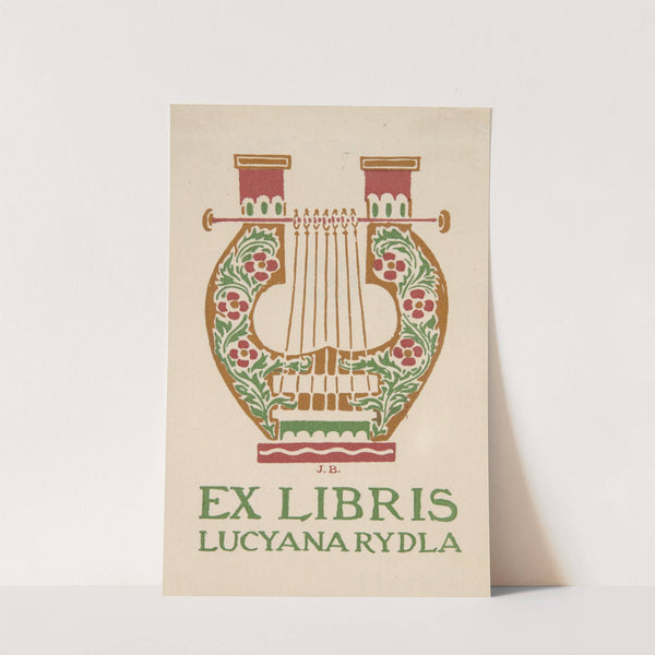 Bookplate of Lucjan Rydel (1870-1918) (1903) by Jan Bukowski