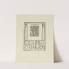 Bookplate of O.I. Larsen (1902) by Joseph W. Simpson